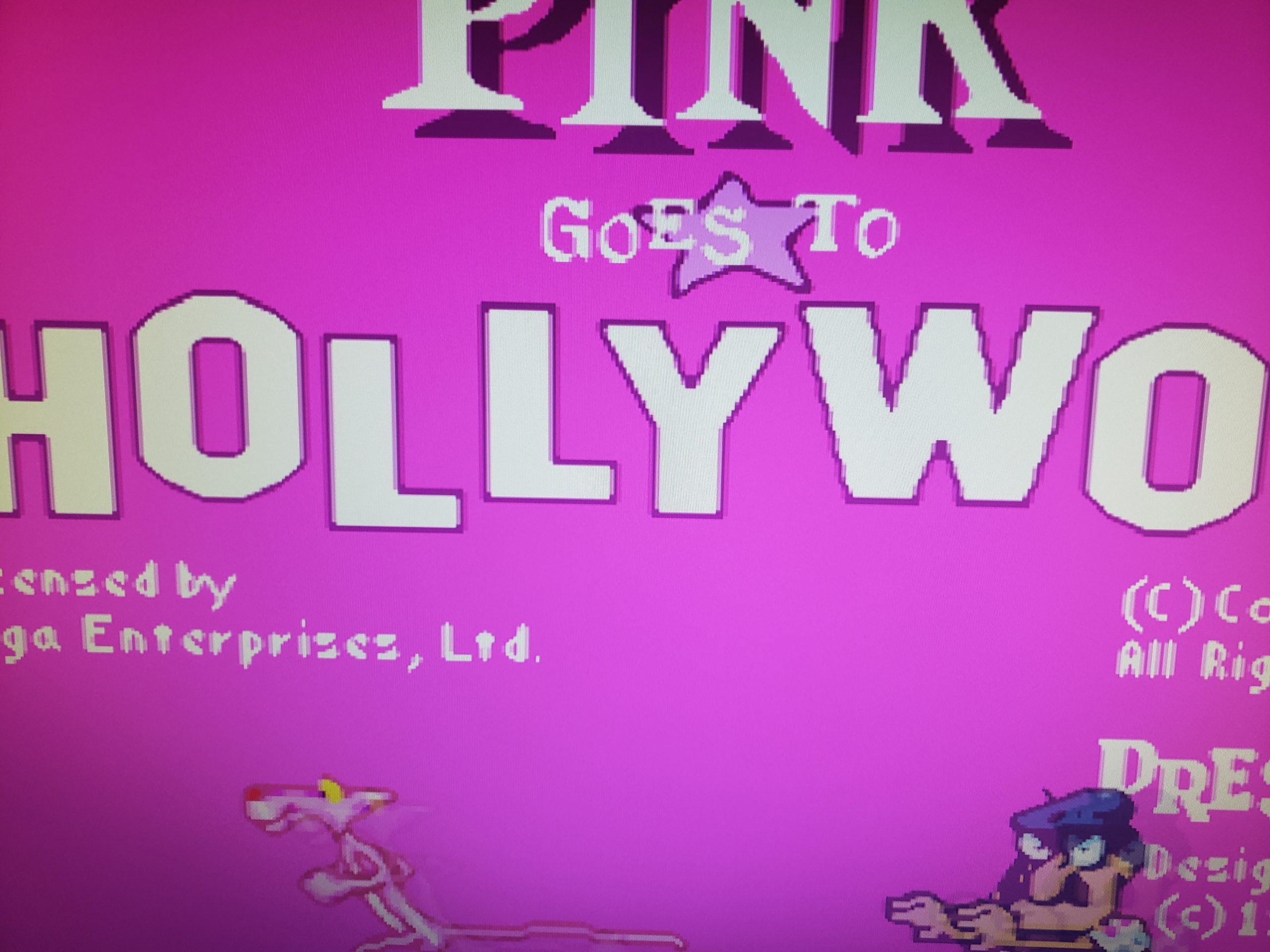 Pink goes to hollywood sega коды